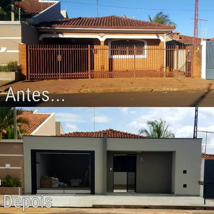 Antes e Depois das obras